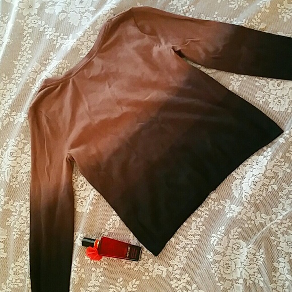 ECI Anthropologie Brown Ombre Jewel Cardigan - Picture 3 of 5